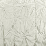 HALPERT WHITE QUEEN 6PC COMFORTER SET