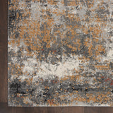 Nourison Ludlow LDW03 Contemporary Machine Made Power-loomed Indoor only Area Rug Grey/Multi 9' x 12' 99446783714