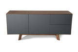 VIG Furniture Modrest Weylyn Modern Charcoal Grey & Walnut Buffet VGMABH-374