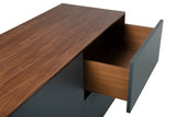 VIG Furniture Modrest Weylyn Modern Charcoal Grey & Walnut Buffet VGMABH-374