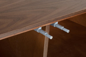 VIG Furniture Modrest Weylyn Modern Charcoal Grey & Walnut Buffet VGMABH-374