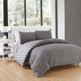 Ora Grey Twin 2pc Comforter Set