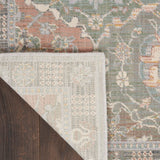 Nourison Parisa PSA05 Bohemian Machine Made Loom-woven Indoor Area Rug Grey/Multi 2'3" x 10' 99446858559