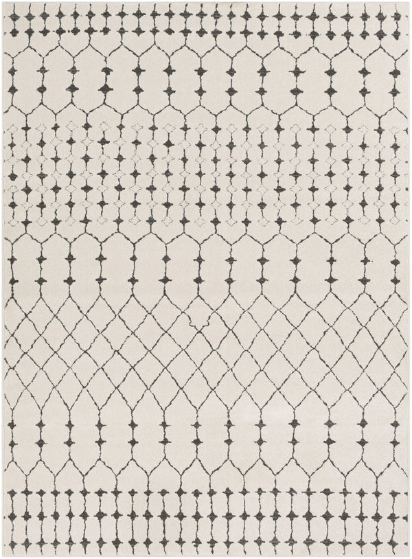 Bahar BHR-2312 Global Polypropylene, Polyester Rug BHR2312-93123 Charcoal, Beige, Medium Gray 60% Polypropylene, 40% Polyester 9' x 12'4"