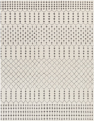 Bahar BHR-2312 Global Polypropylene, Polyester Rug BHR2312-710103 Charcoal, Beige, Medium Gray 60% Polypropylene, 40% Polyester 7'10" x 10'2"