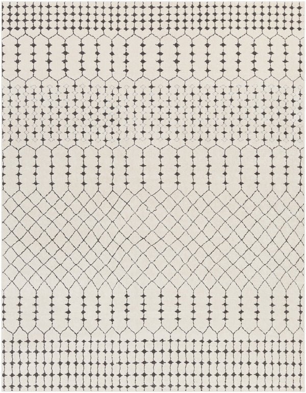 Bahar BHR-2312 Global Polypropylene, Polyester Rug BHR2312-710103 Charcoal, Beige, Medium Gray 60% Polypropylene, 40% Polyester 7'10" x 10'2"