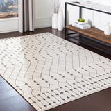 Bahar BHR-2312 Global Polypropylene, Polyester Rug BHR2312-93123 Charcoal, Beige, Medium Gray 60% Polypropylene, 40% Polyester 9' x 12'4"