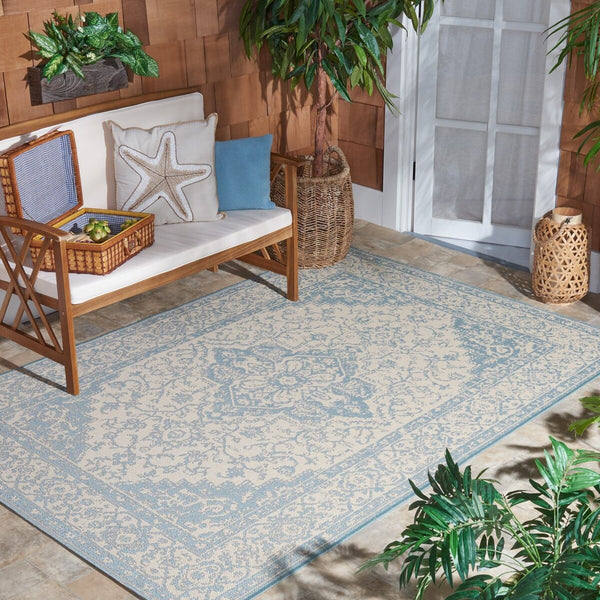 Safavieh Beach House 137 PowerLoomed 100% Polypropylene Pile Indoor/ Outdoor Rug BHS137L-5
