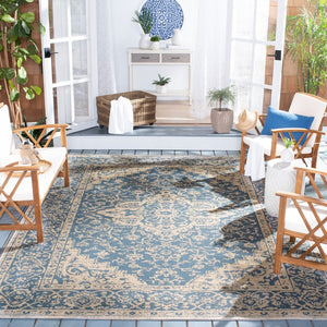 Safavieh Beach House 137 POWER LOOMED POLYPROPYLENE Indoor/ Outdoor Rug BHS137M-8SQ