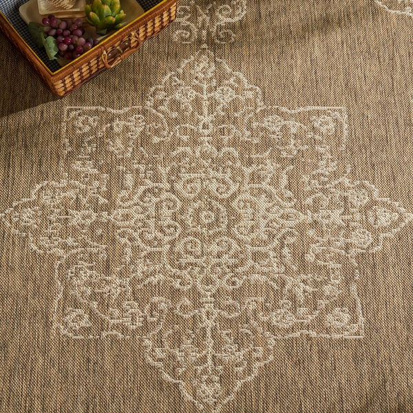 Safavieh Beach House 180 POWER LOOMED POLYPROPYLENE Indoor/ Outdoor Rug BHS180A-8SQ