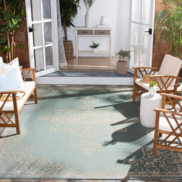 Safavieh Beach House 180 POWER LOOMED POLYPROPYLENE Indoor/ Outdoor Rug BHS180L-8SQ