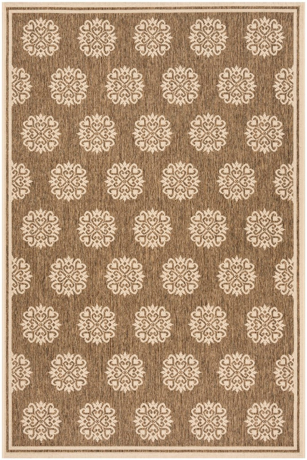Safavieh Beach House 181 POWER LOOMED POLYPROPYLENE Indoor/ Outdoor Rug BHS181B-8SQ