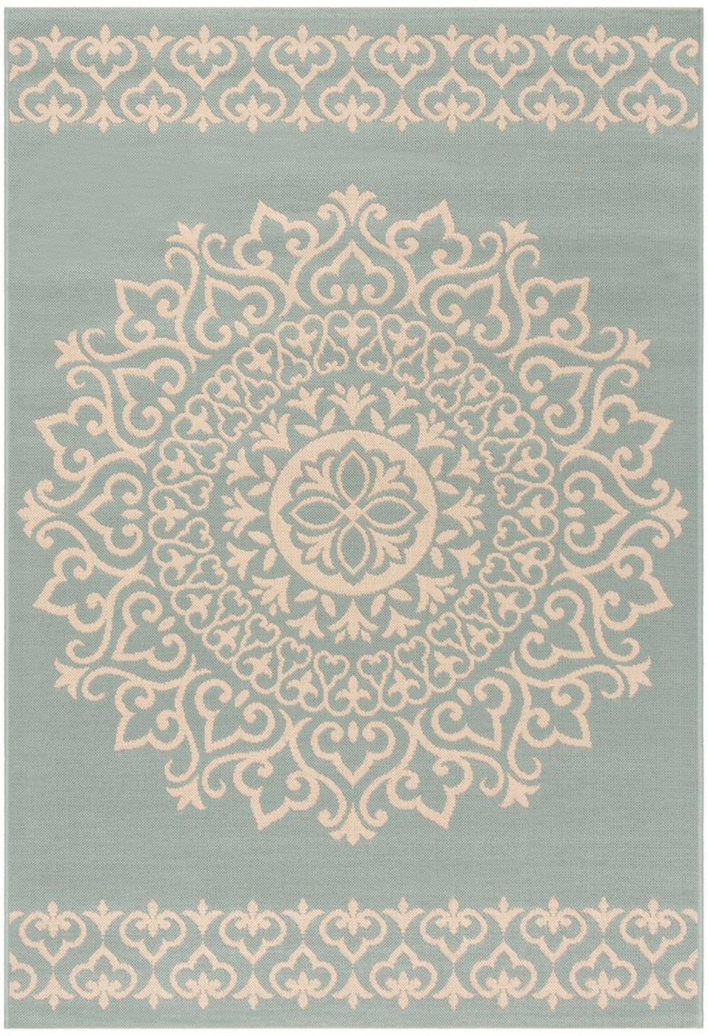 Safavieh Beach House 183 POWER LOOMED POLYPROPYLENE Indoor/ Outdoor Rug BHS183L-8SQ