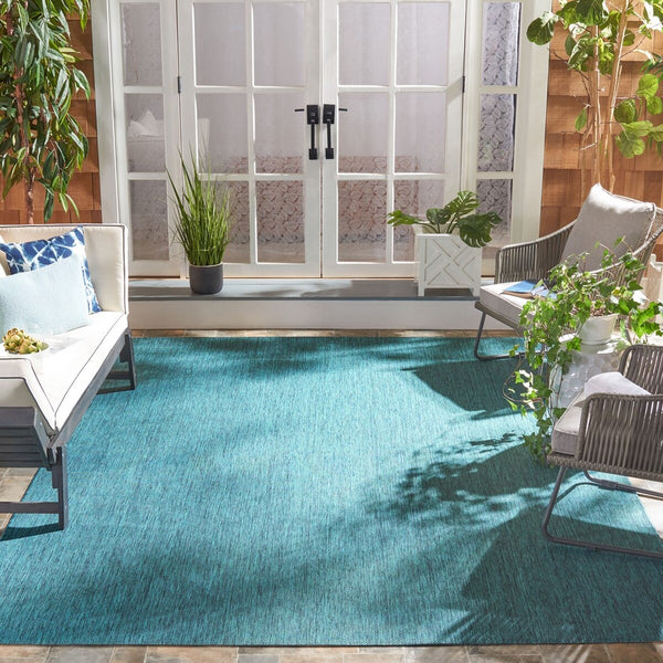 Safavieh Beach House 218 PowerLoomed 100% Polypropylene Pile Indoor/ Outdoor Rug BHS218K-9