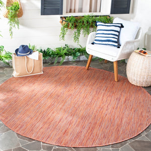 Beach House 218 Indoor/ Outdoor Powerloomed 100% Polypropylene Pile Rug Rust