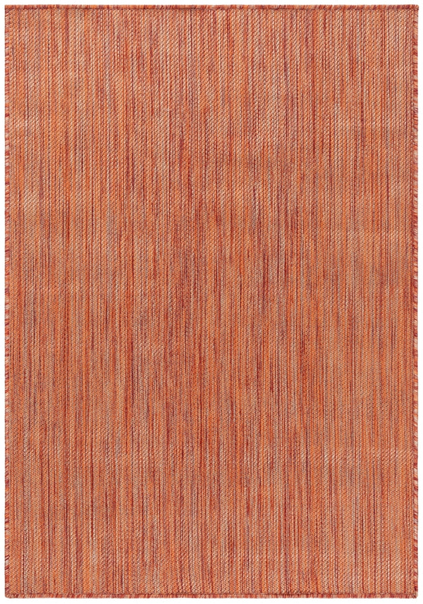 Beach House 218 Indoor/ Outdoor Powerloomed 100% Polypropylene Pile Rug Rust