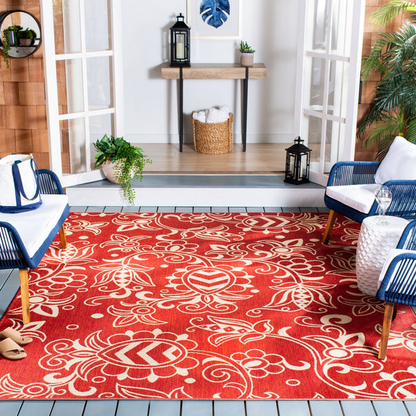 Safavieh Beach House 246 PowerLoomed 100% Polypropylene Pile Indoor/ Outdoor Rug BHS246Q-9