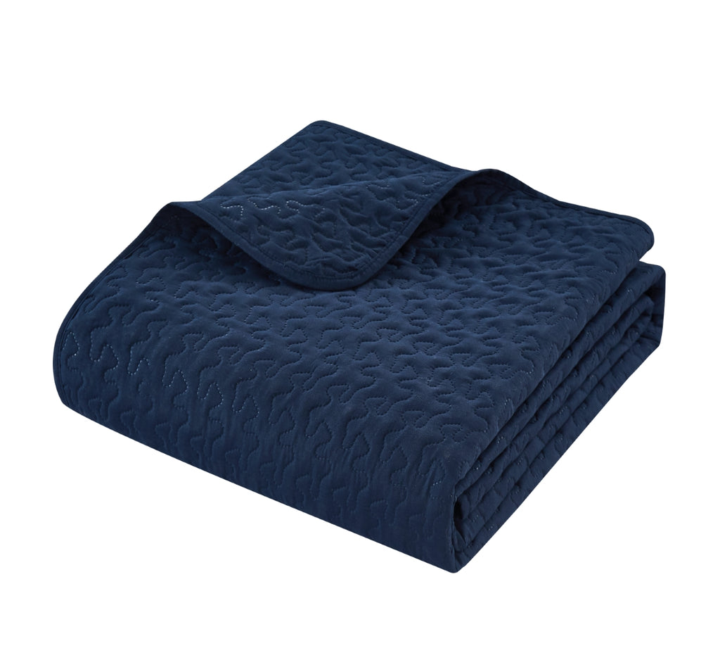Maison Navy King 12pc Comforter Set
