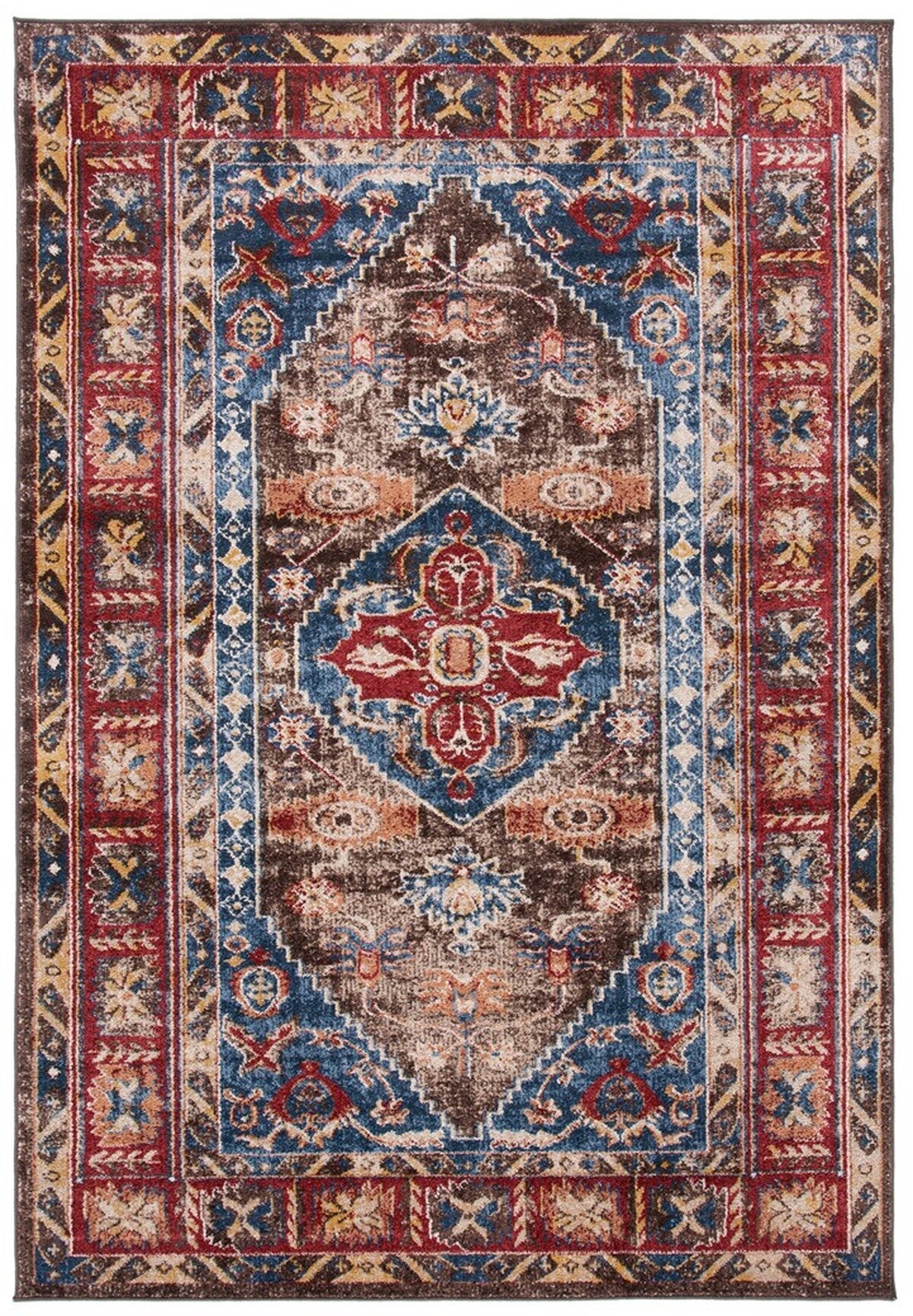 Polyprop Traditional Rug Bijar Traditional Power Loomed Polypropylene Area Rug - Elegant Design
