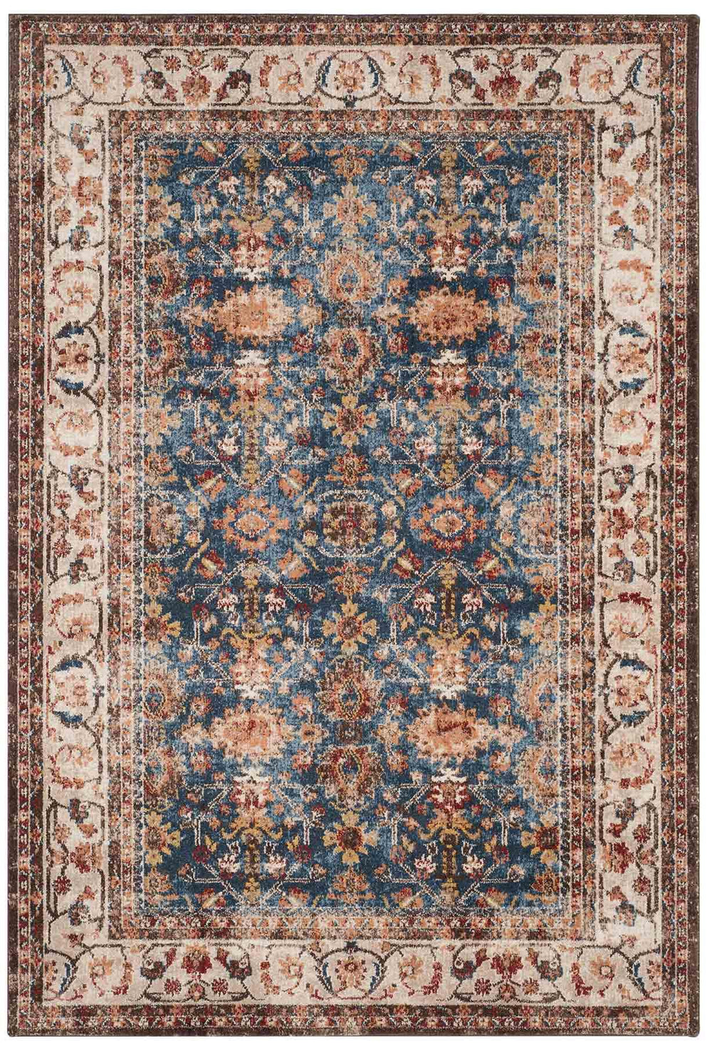 Safavieh Bijar 650 Power Loomed Polypropylene Traditional Rug BIJ650B-7SQ