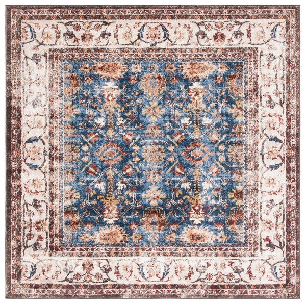 Safavieh Bijar 650 Power Loomed Polypropylene Traditional Rug BIJ650B-7SQ
