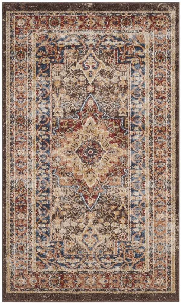 Safavieh Bijar 652 Polypropylene Pile Power Loomed Traditional Rug BIJ652D-9SQ