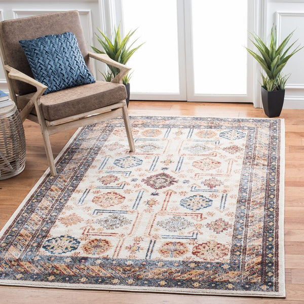 Safavieh Bijar 653 Polypropylene Pile Power Loomed Traditional Rug BIJ653A-5