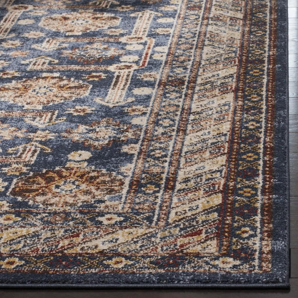 Safavieh Bijar 653 Polypropylene Pile Power Loomed Traditional Rug BIJ653B-9SQ