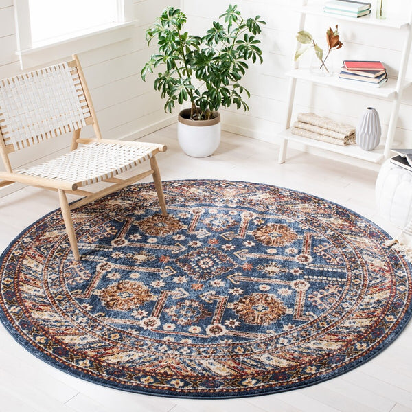 Safavieh Bijar 653 Polypropylene Pile Power Loomed Traditional Rug BIJ653B-9SQ