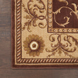 Nourison Somerset ST02 Traditional Machine Made Power-loomed Indoor Area Rug Brown 7'9" x 10'10" 99446047908