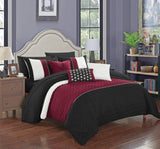 Osnat Black Queen 10pc Comforter Set