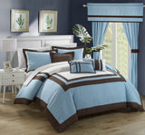 Ritz Blue King 20pc Comforter Set