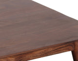 Porter Designs Portola Solid Acacia Wood Transitional Coffee Table Brown 05-108-02-5021