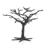 Black Ornament Tree - Set of 2 Spooky Metal Holders for Halloween & Autumn Mini Decorations