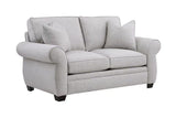 Porter Designs Oasis Overstuffed Transitional Loveseat Cream 01-207C-02-6327