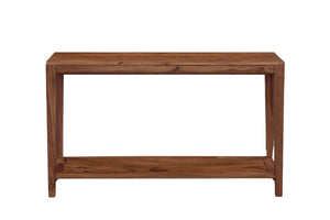 Porter Designs Fall River Solid Sheesham Wood Contemporary Console Table Natural 05-117-10-4428