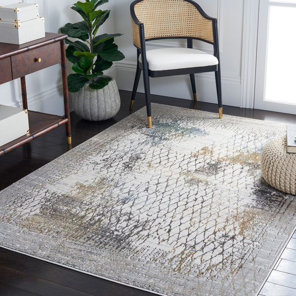 Safavieh Bel Air 220 Power Loomed Polyester Pile Contemporary Rug BLA220B-9