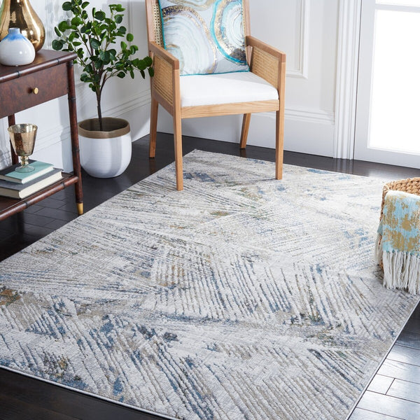 Safavieh Bel Air 224 Power Loomed Polyester Pile Contemporary Rug BLA224F-9