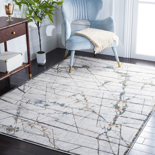 Safavieh Bel Air 230 Power Loomed Polyester Pile Contemporary Rug BLA230B-9