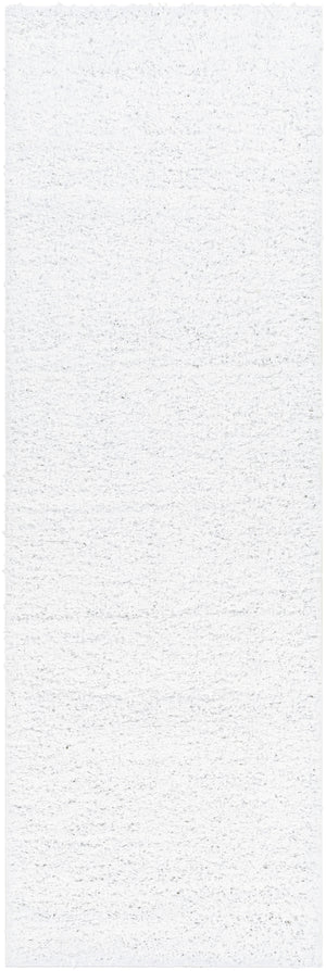 Bliss shag BLI-2311 Modern Polypropylene Rug BLI2311-268 White 100% Polypropylene 2'6" x 8'