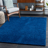 Bliss shag BLI-2314 Modern Polypropylene Rug BLI2314-81012 Dark Blue 100% Polypropylene 8'10" x 12'