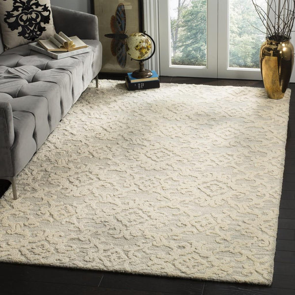 Safavieh Blossom 104  Hand Tufted 100% Wool Pile Rug BLM104A-8SQ