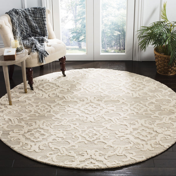 Safavieh Blossom 104  Hand Tufted 100% Wool Pile Rug BLM104A-8SQ