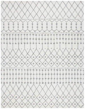 Aspen Blossom 115 Hand Tufted 100% Wool Pile Bohemian Rug Ivory / Grey 100% Wool Pile BLM115A-9