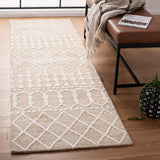 Blossom Aspen 115 Bohemian Hand Tufted 100% Wool Pile Rug Beige / Ivory