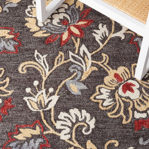 Safavieh Blossom 276 Hand Tufted 80% Wool/20% Cotton Country & Floral Rug BLM276Z-8