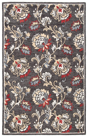 Safavieh Blossom 276 Hand Tufted 80% Wool/20% Cotton Country & Floral Rug BLM276Z-8