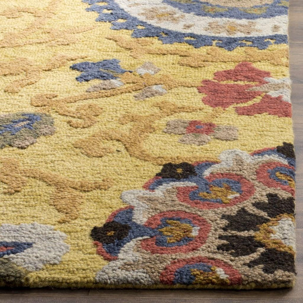Safavieh Blossom 401 Hand Tufted Wool Rug BLM401B-8SQ