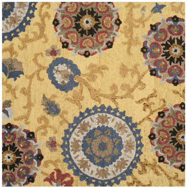Safavieh Blossom 401 Hand Tufted Wool Rug BLM401B-8SQ