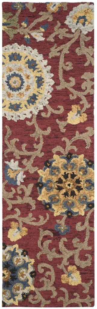 Safavieh Blossom 401 Hand Tufted Wool Rug BLM401C-8SQ